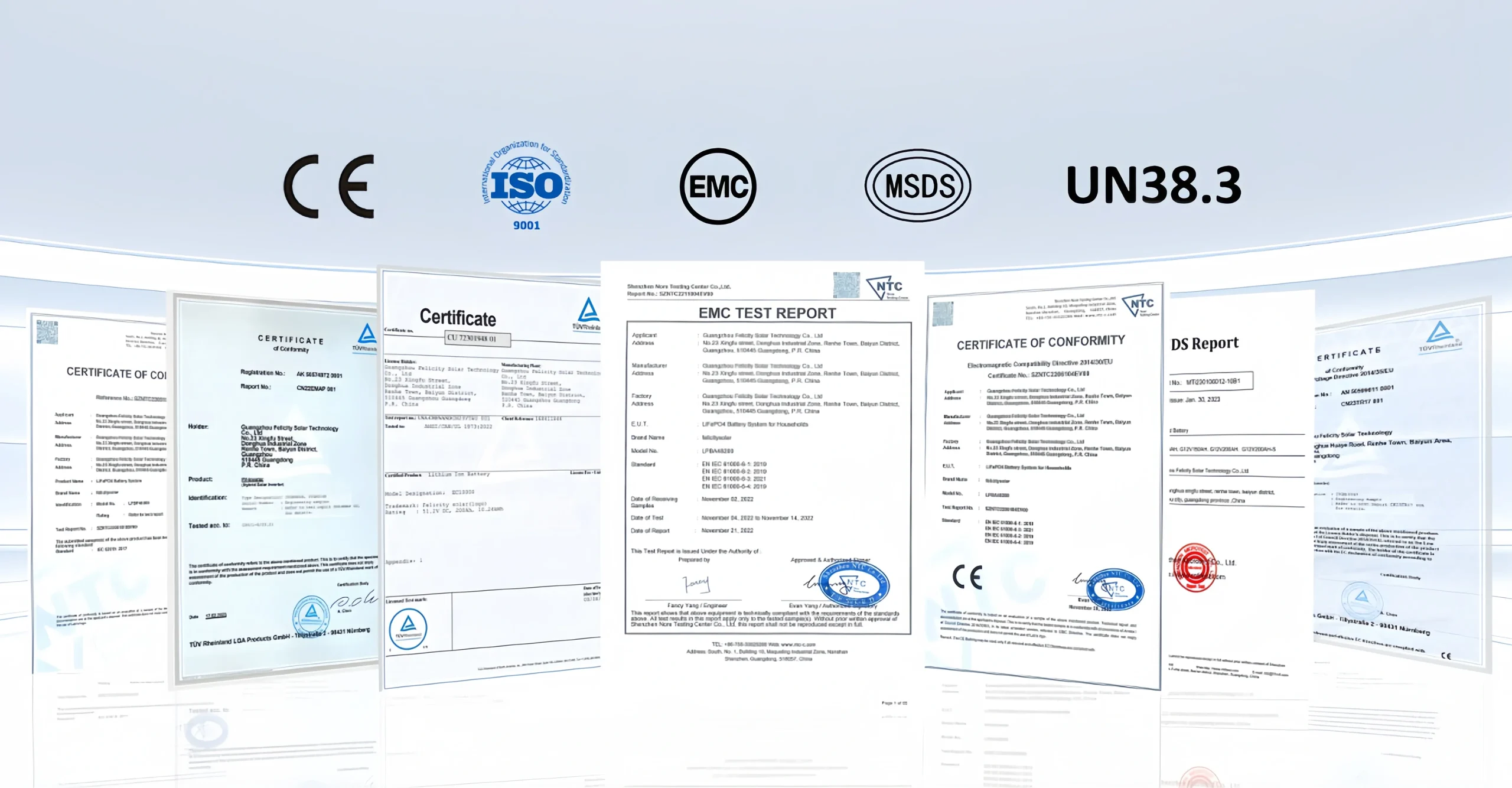 Certifications Of Felicity Solar