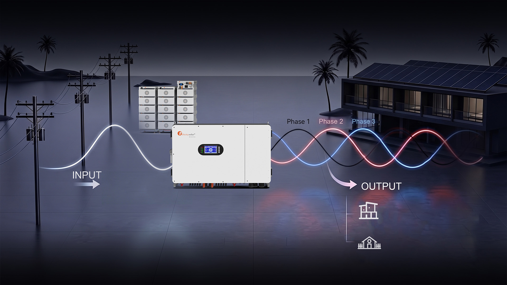 Supports Single Phase Input, Three Phase Output